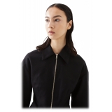 La Rando - Burzaco Jacket - Lana - Nero - Giacca Artigianale - Pelle di Alta Qualità Luxury