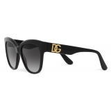 Dolce & Gabbana - Occhiale da Sole DG Crossed - Nero - Dolce & Gabbana Eyewear