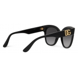 Dolce & Gabbana - Occhiale da Sole DG Crossed - Nero - Dolce & Gabbana Eyewear