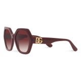 Dolce & Gabbana - Occhiale da Sole DG Crossed - Bordeaux - Dolce & Gabbana Eyewear