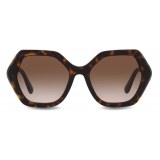 Dolce & Gabbana - Occhiale da Sole DG Crossed - Havana - Dolce & Gabbana Eyewear