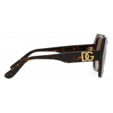 Dolce & Gabbana - Occhiale da Sole DG Crossed - Havana - Dolce & Gabbana Eyewear