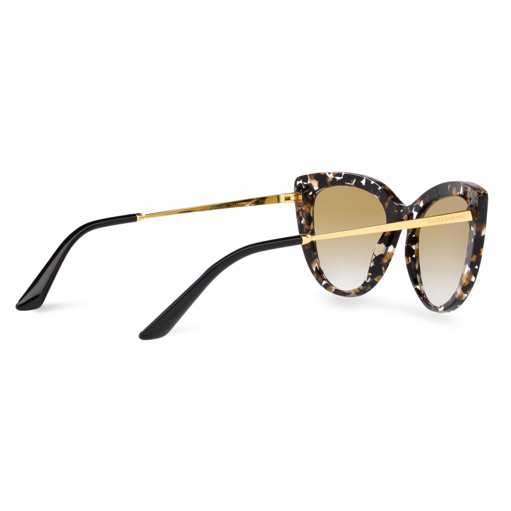 Dolce & Gabbana - Sicilian Taste Sunglasses - Gold Black - Dolce & Gabbana  Eyewear - Avvenice