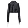 La Rando - Concordia Shirt - Lambskin Leather - Black - Artisan Shirts - Luxury High Quality Leather