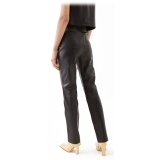 La Rando - Ezpeleta Pants - Soft Lambskin - Black - Artisan Pants - Luxury High Quality Leather