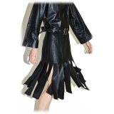 La Rando - Lobos Skirt - Soft Lambskin - Black - Artisan Skirt - Luxury High Quality Leather
