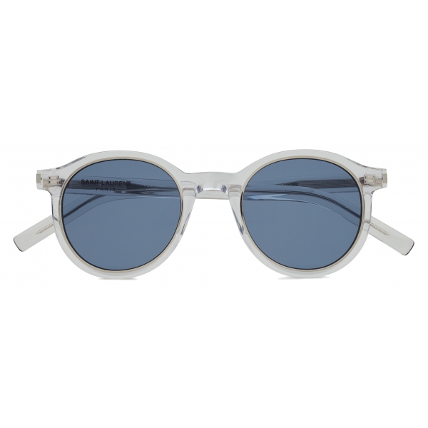 Yves Saint Laurent - Occhiali da Sole SL 521 Rim - Cristallo Argento Blu - Saint Laurent Eyewear