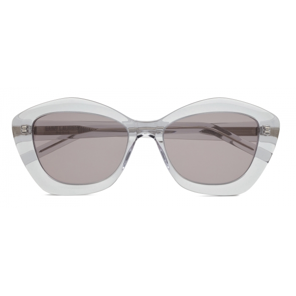 Yves Saint Laurent - Occhiali da Sole SL 68 - Grigio Chiaro Viola - Saint Laurent Eyewear