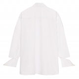 La Rando - Longchamps Shirt - Cotone - Bianco - Camicie Artigianali - Pelle di Alta Qualità Luxury