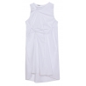La Rando - Lugano Dress - Cotone - Bianco - Vestito Artigianale - Pelle di Alta Qualità Luxury