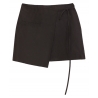 La Rando - Traful Mini Skirt - Poliestere - Nero - Gonna Artigianale - Pelle di Alta Qualità Luxury