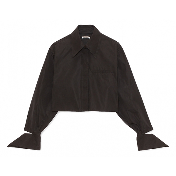 La Rando - Obera Shirt - Poliestere - Nero - Camicie Artigianali - Pelle di Alta Qualità Luxury