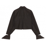 La Rando - Obera Shirt - Polyester - Black - Artisan Shirts - Luxury High Quality Leather