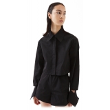 La Rando - Obera Shirt - Polyester - Black - Artisan Shirts - Luxury High Quality Leather