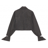 La Rando - Obera Shirt - Cotton - Grey - Artisan Shirts - Luxury High Quality Leather