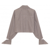 La Rando - Obera Shirt - Cotton - Light Grey - Artisan Shirts - Luxury High Quality Leather