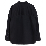 La Rando - Olivos Shirt - Cotone - Nero - Camicie Artigianali - Pelle di Alta Qualità Luxury