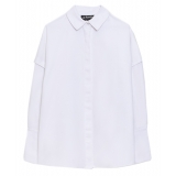 La Rando - Olivos Shirt - Cotone - Bianco - Camicie Artigianali - Pelle di Alta Qualità Luxury