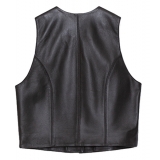 La Rando - Trelew Vest - Lambskin Leather - Black - Artisan Top - Luxury High Quality Leather
