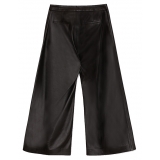 La Rando - Varela Pants - Morbida Pelle di Agnello - Nero - Pantaloni Artigianali - Pelle di Alta Qualità Luxury