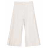 La Rando - Varela Pants - Soft Lambskin - White - Artisan Pants - Luxury High Quality Leather