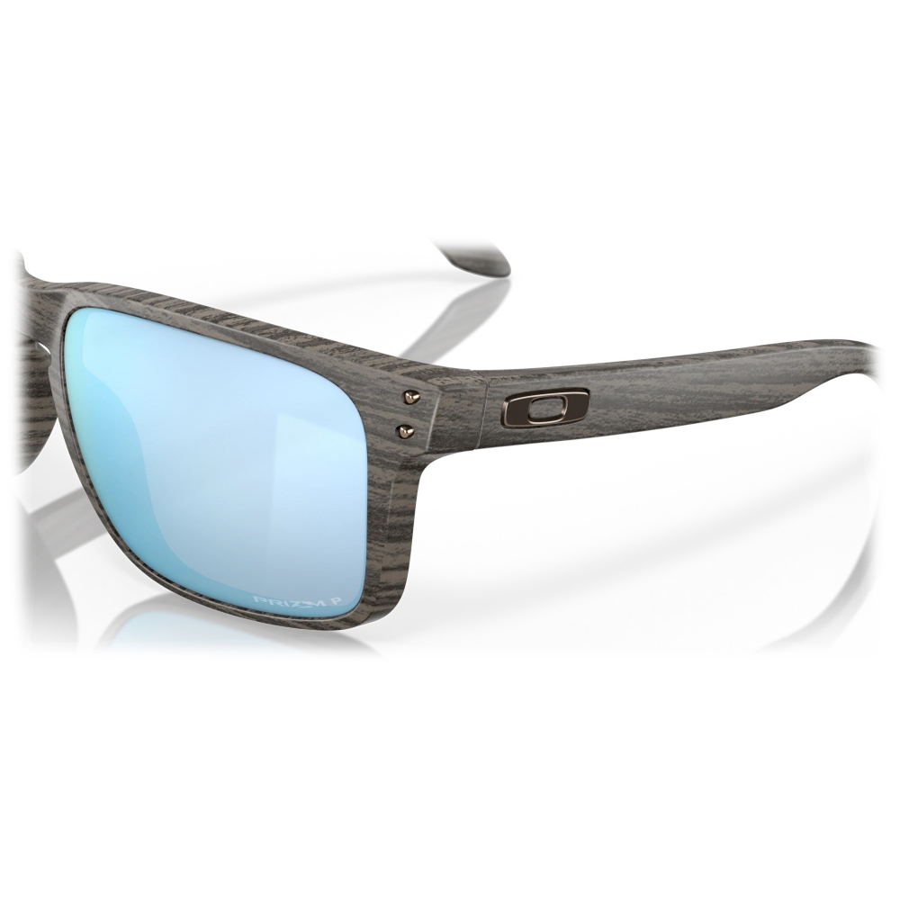 Oakley - Holbrook™ XL - Prizm Deep Water Polarized - Woodgrain - Sunglasses  - Oakley Eyewear - Avvenice