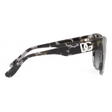Dolce & Gabbana - DG Crossed Sunglasses - Black - Dolce & Gabbana Eyewear