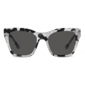 Dolce & Gabbana - Print Family Sunglasses - Black White - Dolce & Gabbana Eyewear