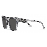 Dolce & Gabbana - Print Family Sunglasses - Black White - Dolce & Gabbana Eyewear