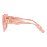 Dolce & Gabbana - DG Crossed Sunglasses - Pink - Dolce & Gabbana Eyewear