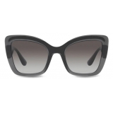 Dolce & Gabbana - Step Injection Sunglasses - Grey Clear Black - Dolce & Gabbana Eyewear