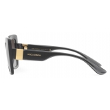 Dolce & Gabbana - Step Injection Sunglasses - Grey Clear Black - Dolce & Gabbana Eyewear