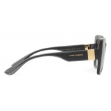 Dolce & Gabbana - Occhiale da Sole Step Injection - Grigio Nero Trasparente - Dolce & Gabbana Eyewear