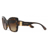 Dolce & Gabbana - Step Injection Sunglasses - Havana Black - Dolce & Gabbana Eyewear