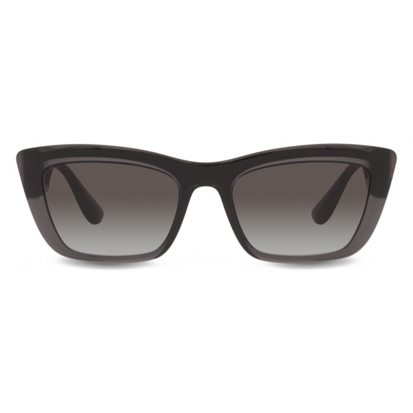 Dolce And Gabbana Step Injection Sunglasses Grey Clear Black Dolce And Gabbana Eyewear Avvenice 9382