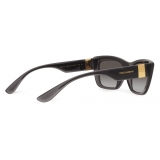 Dolce & Gabbana - Step Injection Sunglasses - Grey Clear Black - Dolce & Gabbana Eyewear