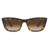 Dolce & Gabbana - Step Injection Sunglasses - Havana Black - Dolce & Gabbana Eyewear