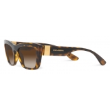Dolce & Gabbana - Step Injection Sunglasses - Havana Black - Dolce & Gabbana Eyewear