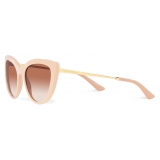 Dolce & Gabbana - Sicilian Taste Sunglasses - Nude - Dolce & Gabbana Eyewear