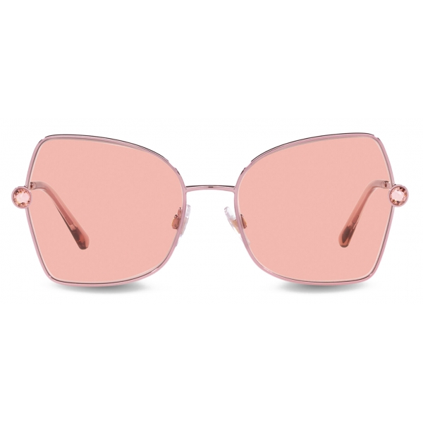 Dolce & Gabbana - DG Crystal Sunglasses - Pink - Dolce & Gabbana Eyewear
