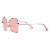 Dolce & Gabbana - DG Crystal Sunglasses - Pink - Dolce & Gabbana Eyewear