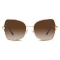 Dolce & Gabbana - DG Crystal Sunglasses - Gold - Dolce & Gabbana Eyewear