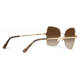 Dolce & Gabbana - DG Crystal Sunglasses - Gold - Dolce & Gabbana Eyewear