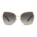 Dolce & Gabbana - DG Crystal Sunglasses - Gold - Dolce & Gabbana Eyewear