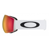 Oakley - Flight Deck™ L - Prizm Snow Torch Iridium - Matte White - Maschera da Sci - Snow Goggles - Oakley Eyewear