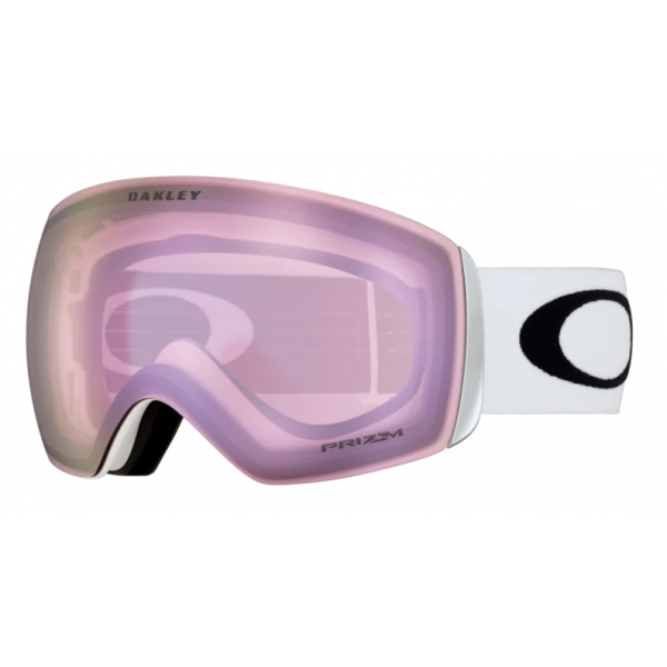 Oakley - Flight Deck™ L - Prizm Snow Hi Pink - Matte White - Maschera da Sci - Snow Goggles - Oakley Eyewear
