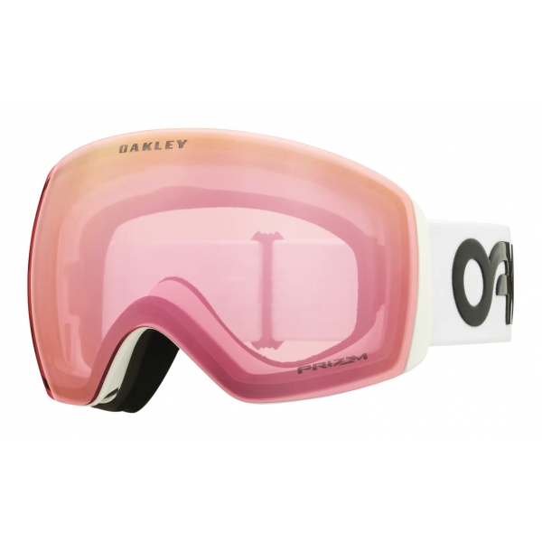 Oakley - Flight Deck™ L - Prizm Snow Hi Pink - Pilot White - Maschera da Sci - Snow Goggles - Oakley Eyewear