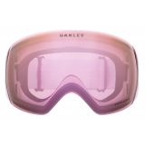 Oakley - Flight Deck™ L - Prizm Snow Hi Pink - Pilot White - Maschera da Sci - Snow Goggles - Oakley Eyewear
