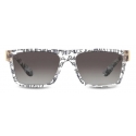 Dolce & Gabbana - Occhiale da Sole Modern Print - Trasparente Nero - Dolce & Gabbana Eyewear