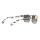 Dolce & Gabbana - Modern Print Sunglasses - Transparent Black - Dolce & Gabbana Eyewear